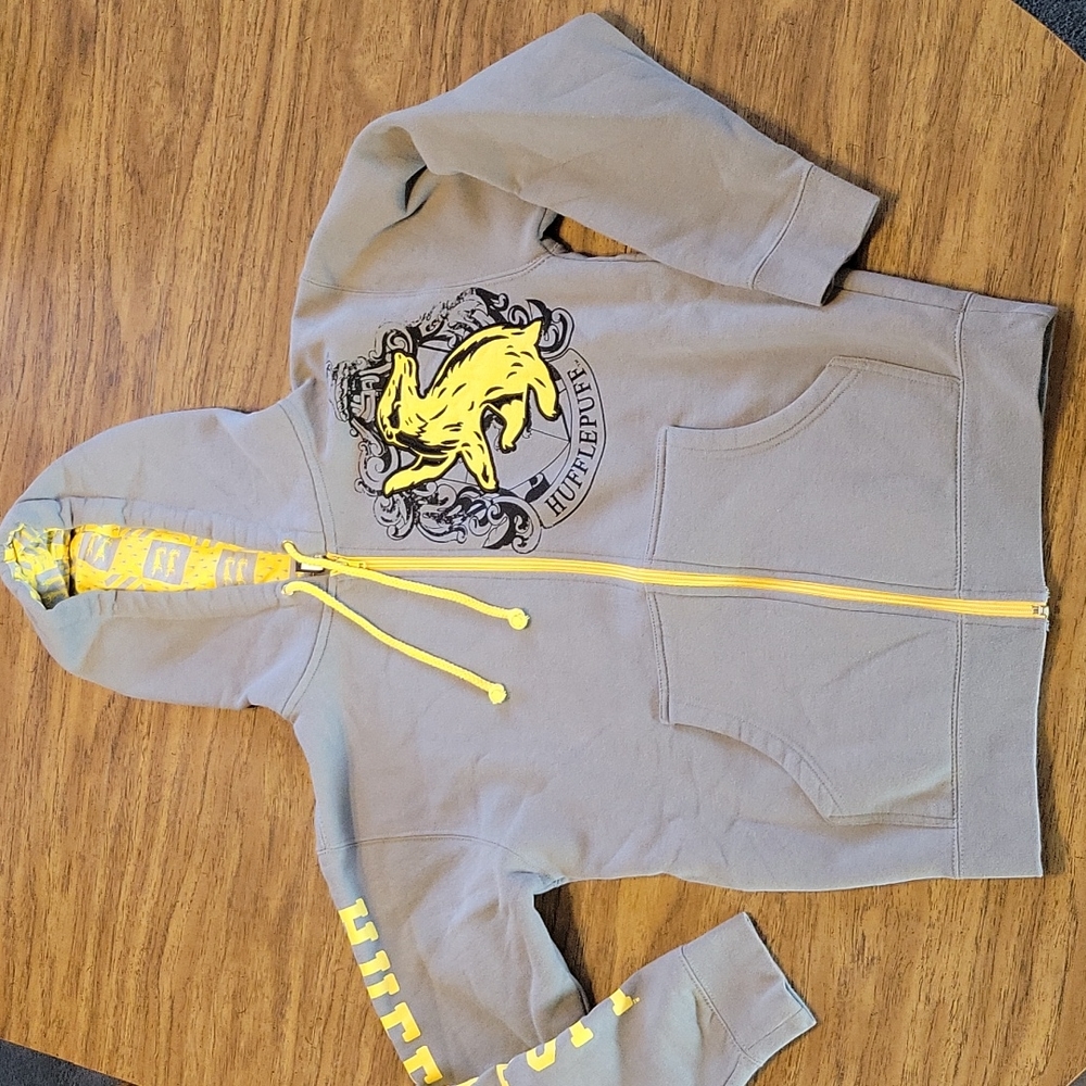 Hufflepuff Zip Up Sweatshirt